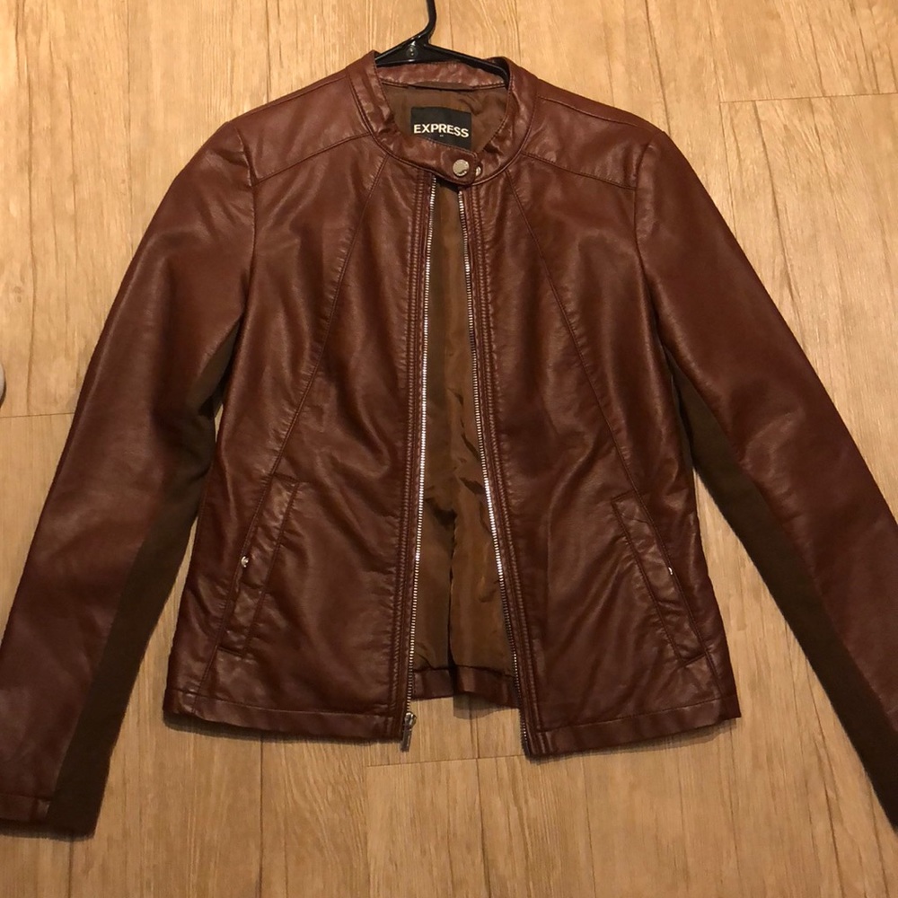 Express leather jacket