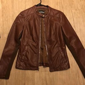 Express leather jacket