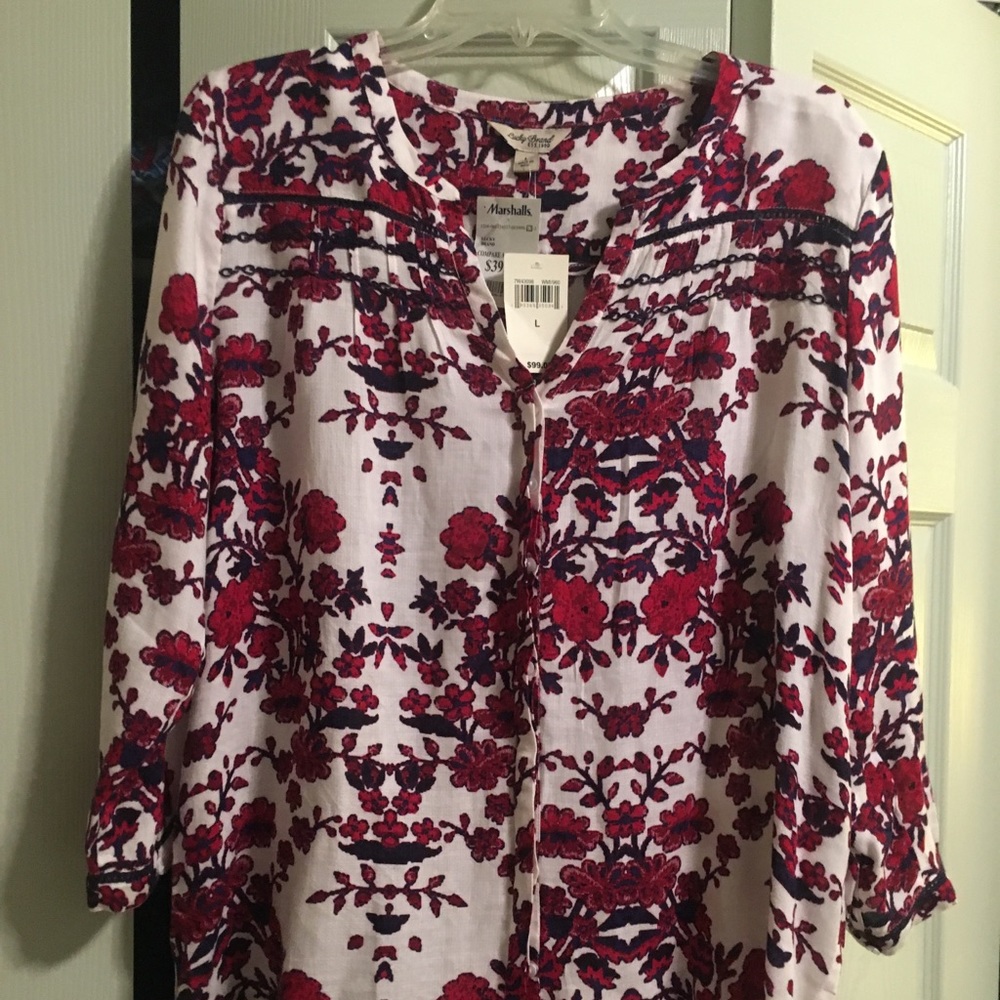Lucky Brand Floral Blouse