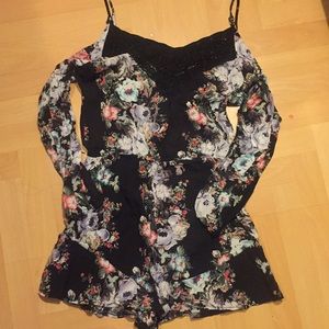Floral Romper Size S