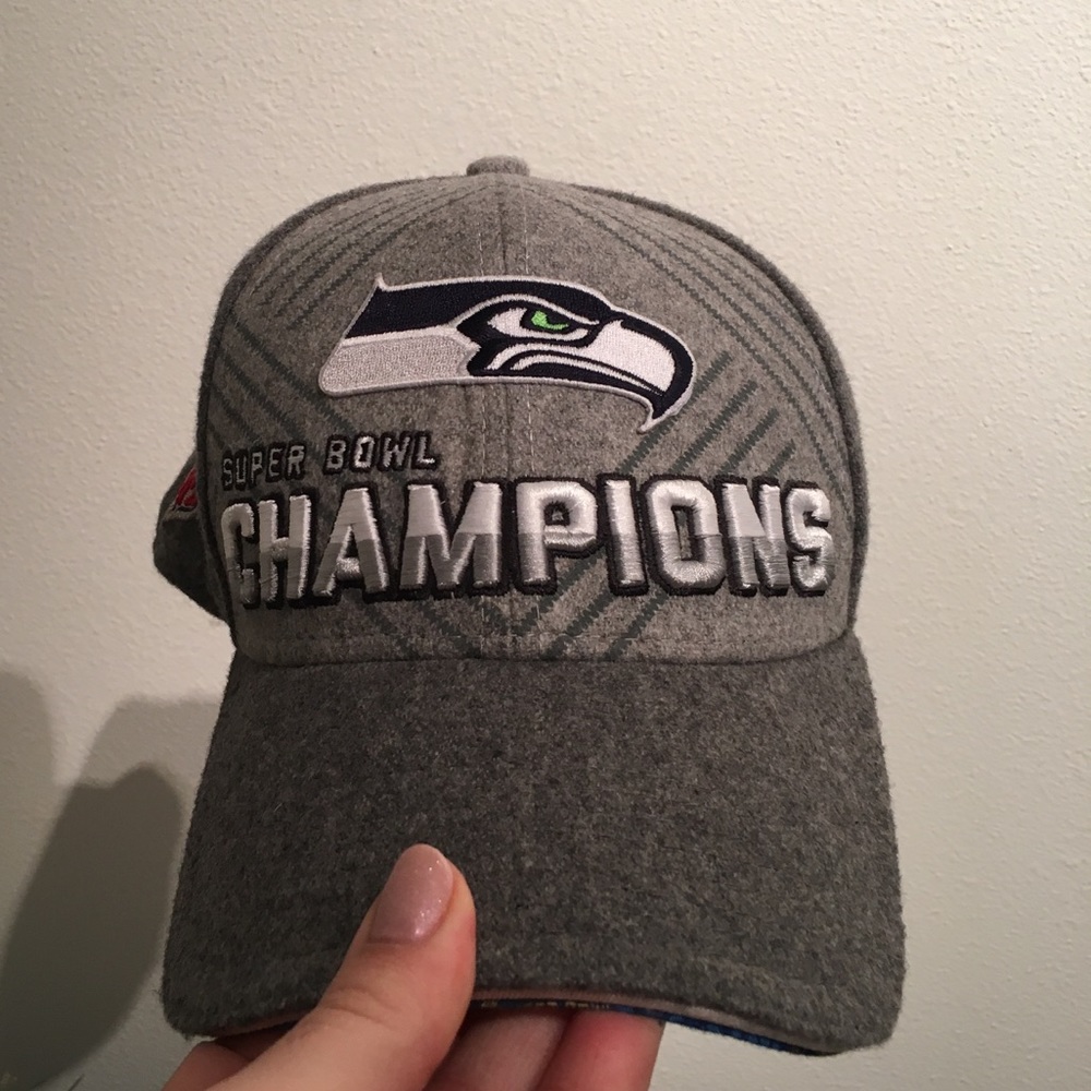 🔖 SOLD. Seahawks NFL Super Bowl 48 Champions Hat