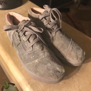 Toms gray shoes