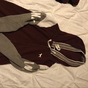 VS pink zip up hoodie