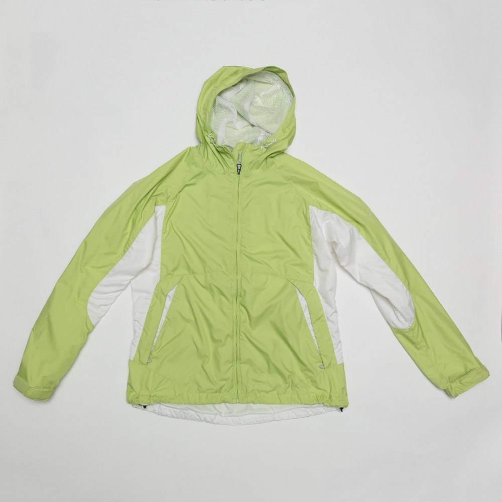 Columbia Yamhill Windbreaker Light Green Large