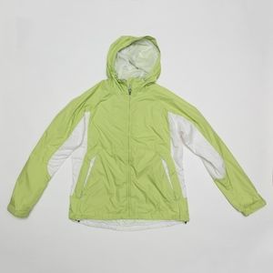 Columbia Yamhill Windbreaker Light Green Large