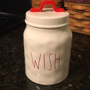 Rae Dunn Wish Christmas Canister