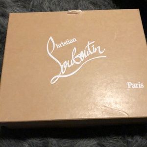 Lady Peep Christian Louboutin Black Patent Leather
