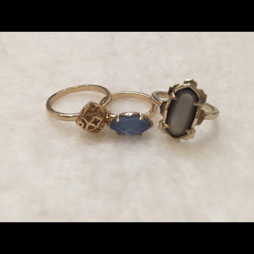 Kendra Scott stacking rings