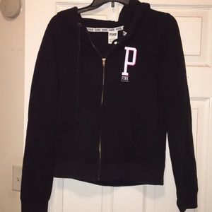 Pink black jacket