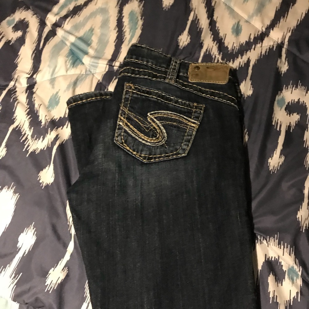 Silver jeans