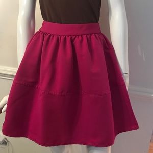 Fushia skirt