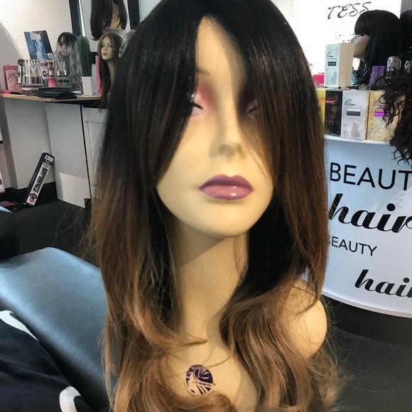 Wig ombré Silky soft skin top excellent price SALE - Picture 3 of 8