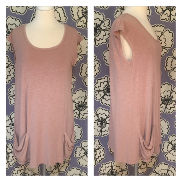 Lori Goldstein Tops - LOGO Lori Goldstein Pink Tunic Top Oversized Sz S