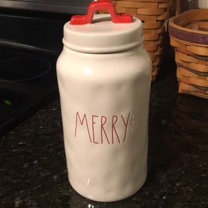 Rae Dunn Christmas Merry Canister