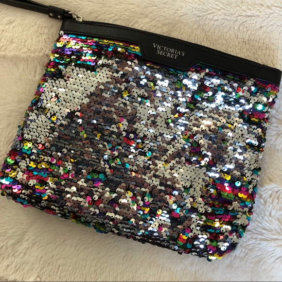 • SOLD • Victoria’s Secret colorful sequin bag - Picture 1 of 8