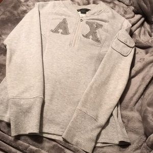 Armani Exchange Quarter Zip Pullover