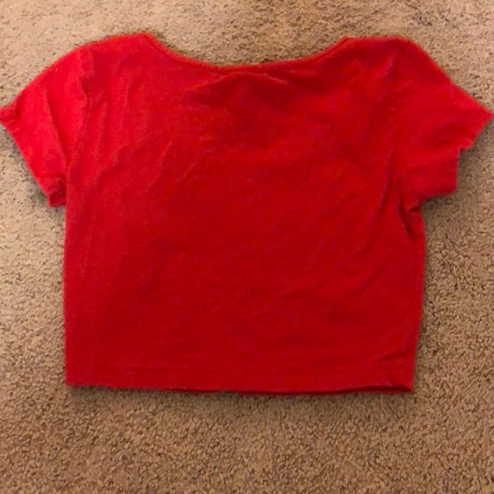 Red crop top - Picture 2 of 2