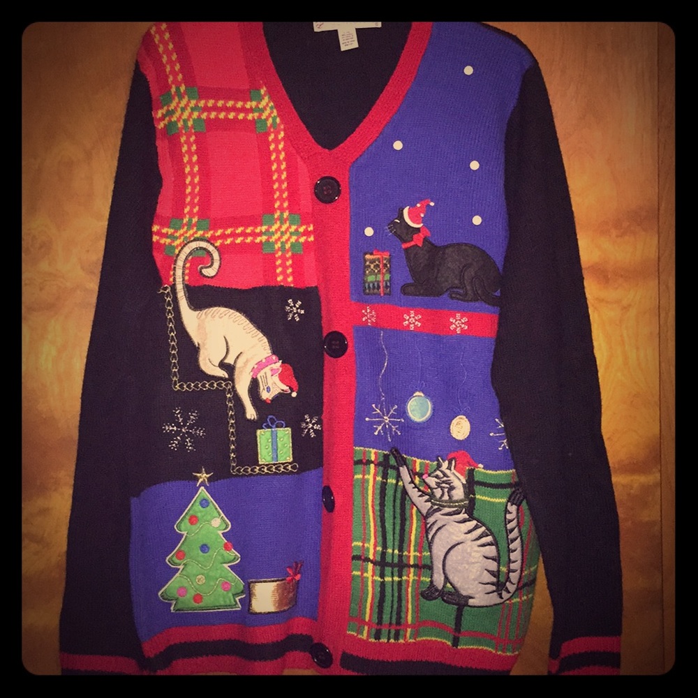 Ugly Christmas sweater.