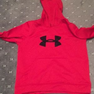 Red under armour sweatshirt
