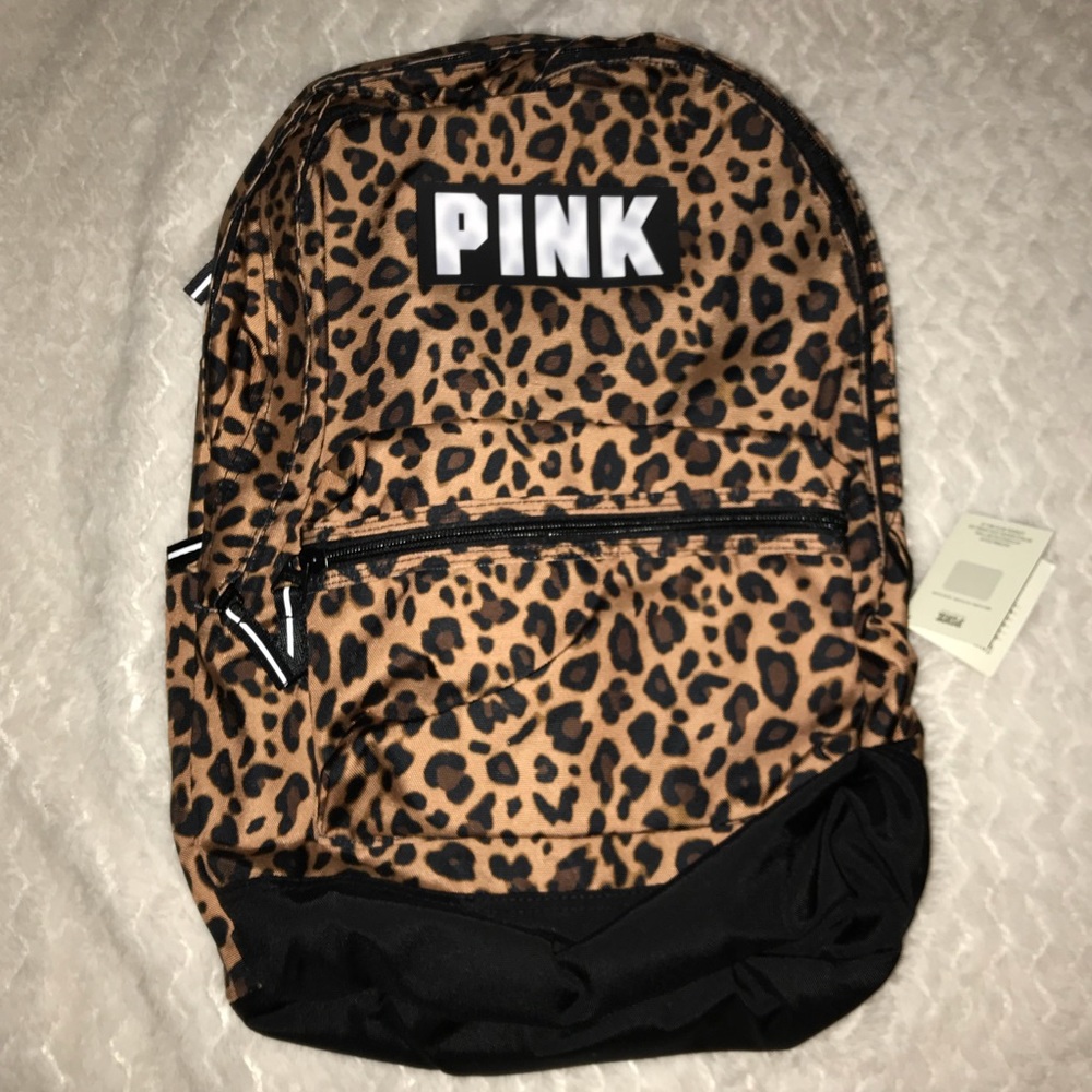 SOLD! PINK Victoria’s Secret Cheetah Backpack