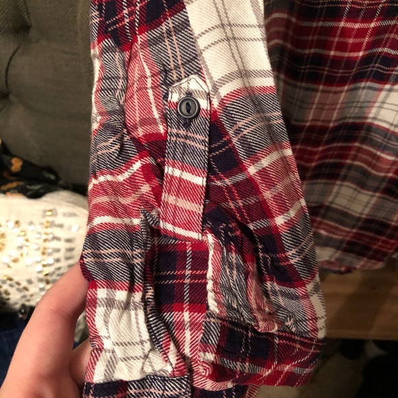 WORN ONCE - Flannel Forever 21 Tunic - Picture 2 of 3