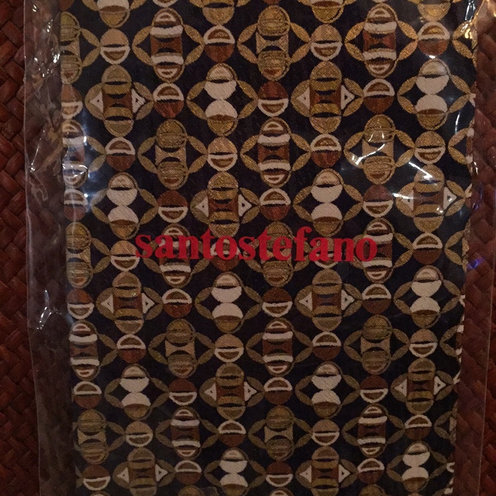 Santostefano Silk tie New in plastic wrap - Picture 2 of 8