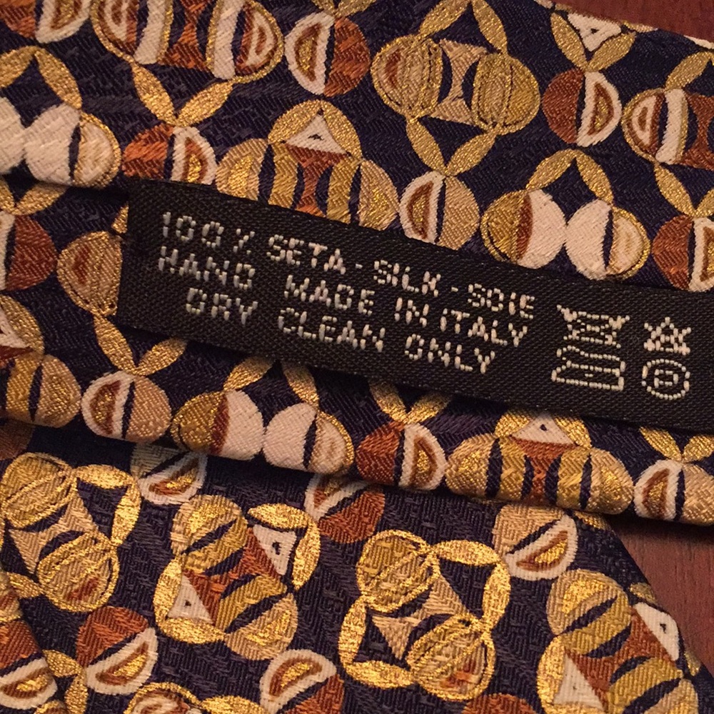 Santostefano Silk tie New in plastic wrap - Picture 7 of 8