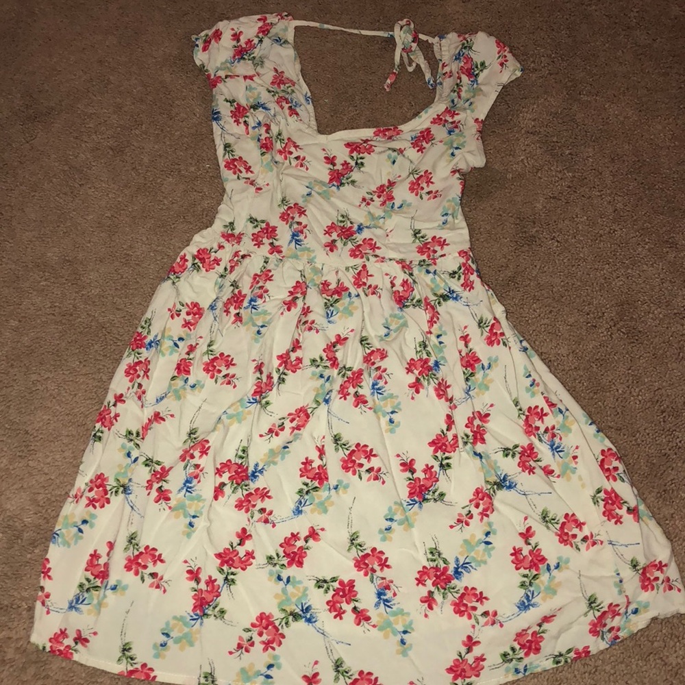 Flower print dress
