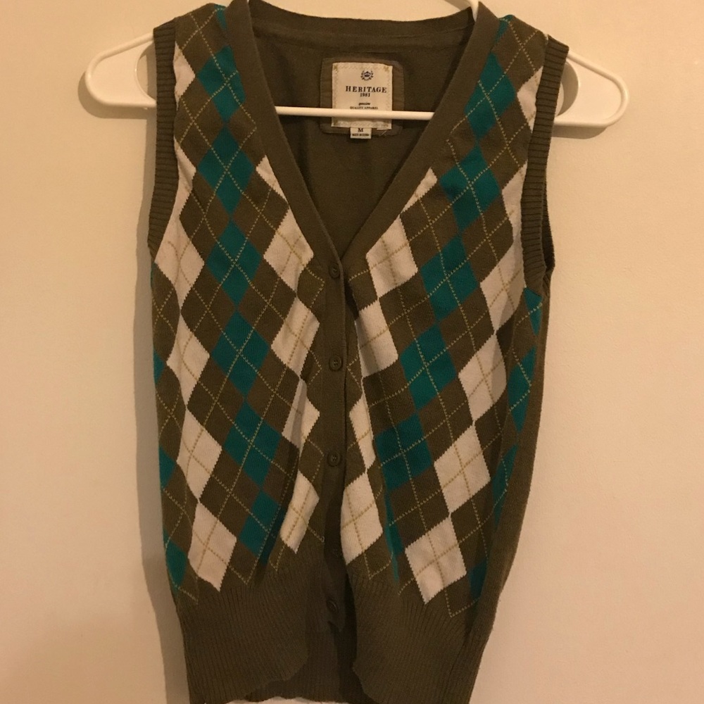 Adorable Heritage Argyle Vest