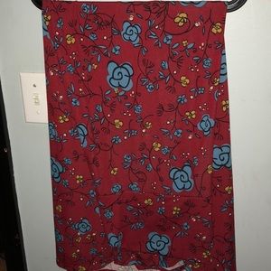 LuLaRoe maxi skirt 2X