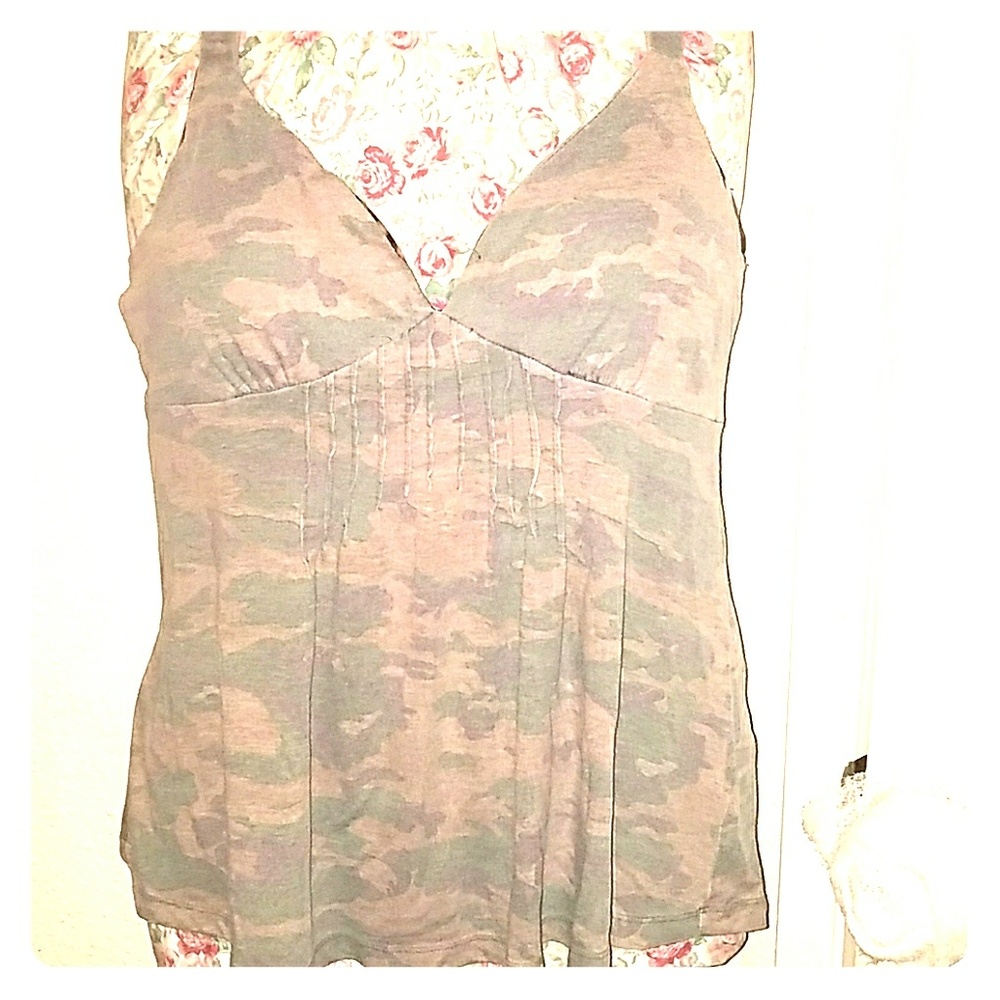 Flowy Camo Tank Top