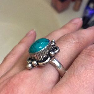 Sterling silver turquoise ring