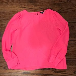 JCrew hot pink blouse