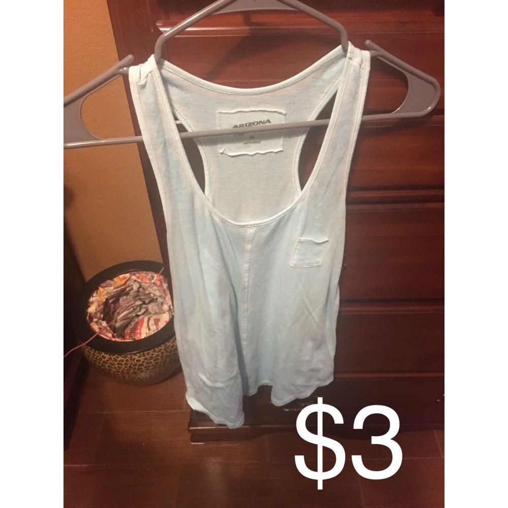 Blue tank
