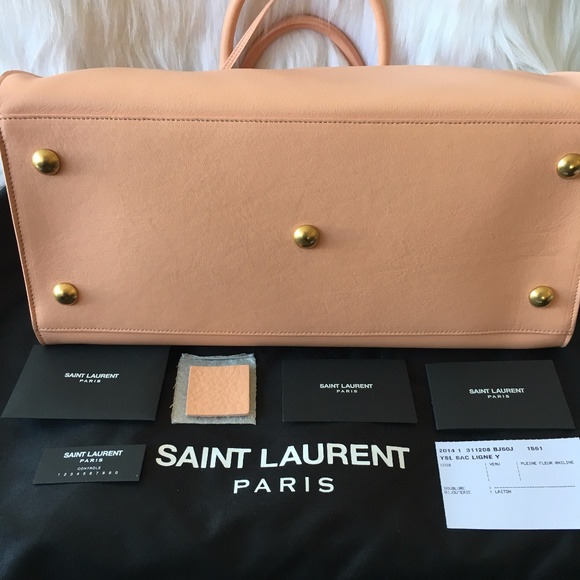 SOLD!! NEW SAINT LAURENT Ligne Y Macho Blush - Picture 3 of 8