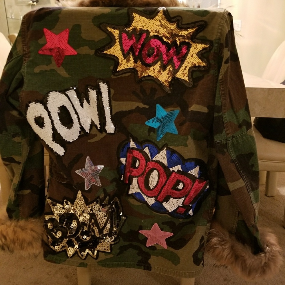 Custom camo jacket