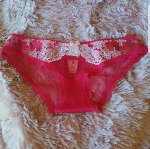 Red Victoria Secret Dream Angel Panty
