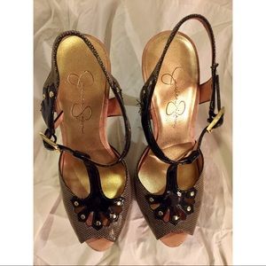 Jessica Simpson T-Strap Heels