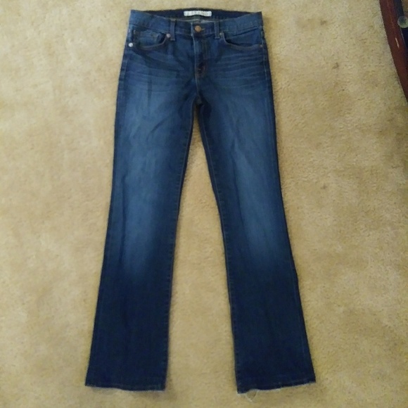 J brand size 28 boot cut semi dark wash jeans - Picture 3 of 6