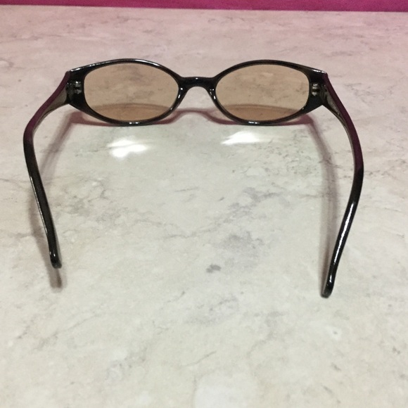 Liz Claiborne black frame light tan lens. NWT LC22 - Picture 5 of 7