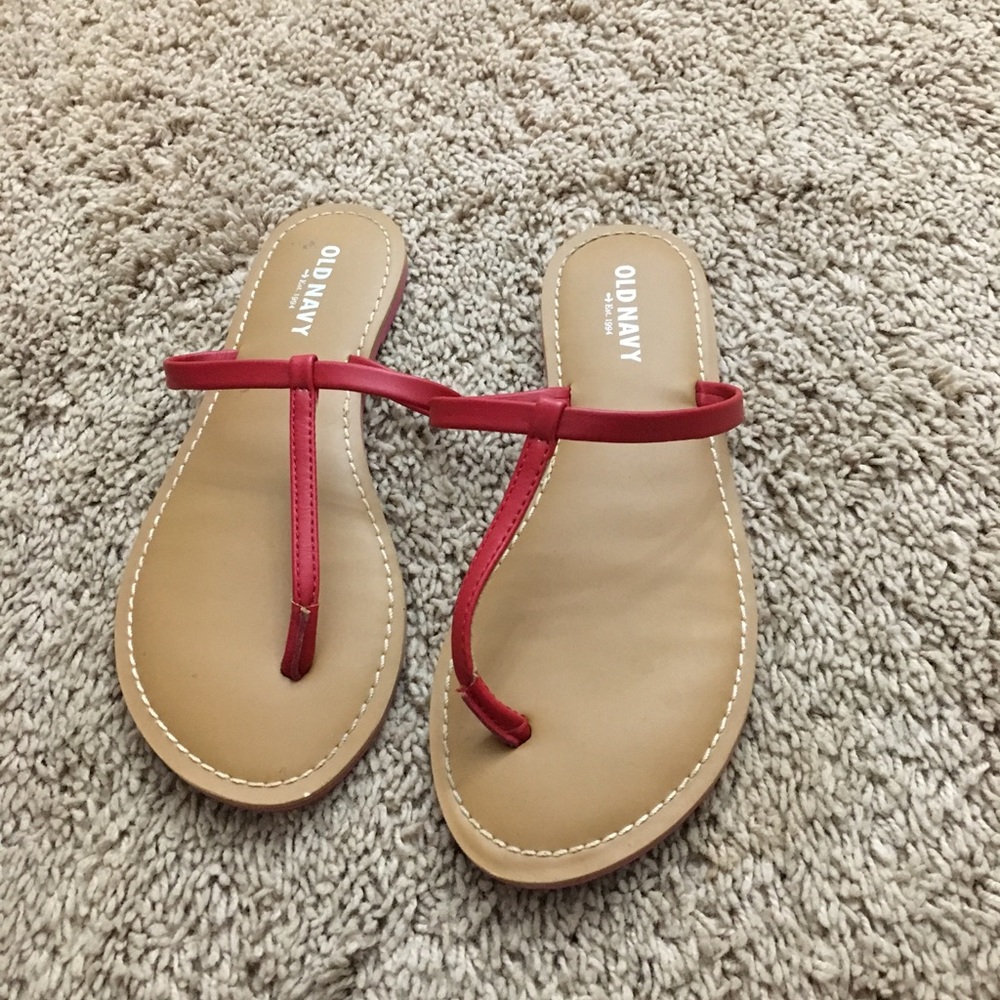 Sandals, NEVER USED, old navy