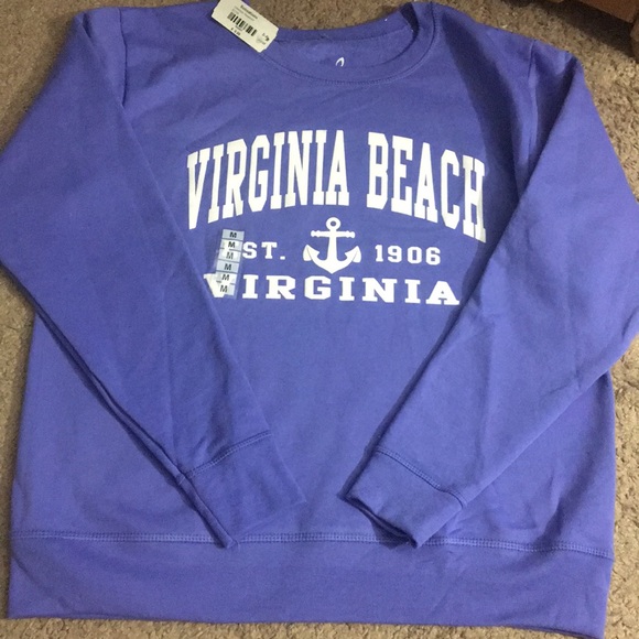 beach crewneck sweatshirt