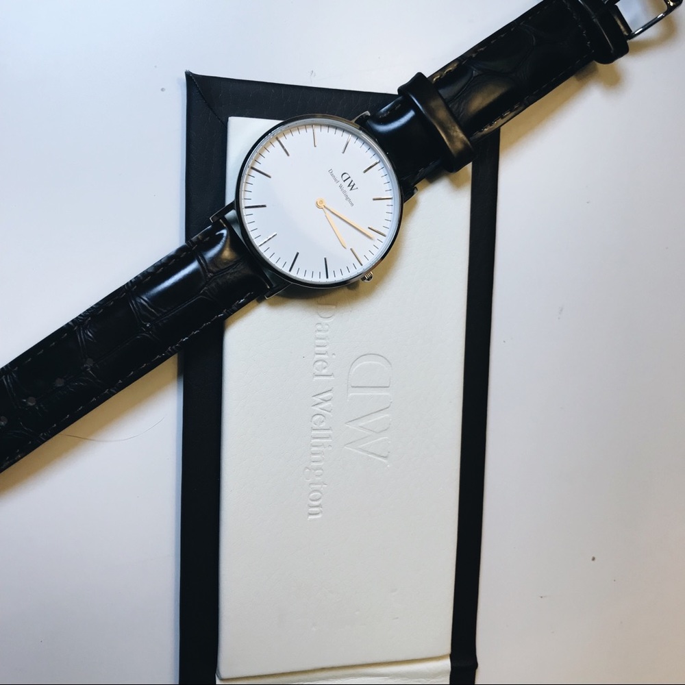 Black and Silver Watch