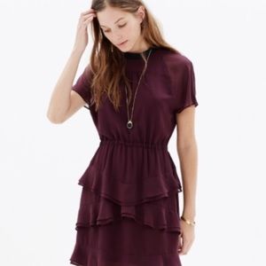 Madewell Plum Radiant Dress