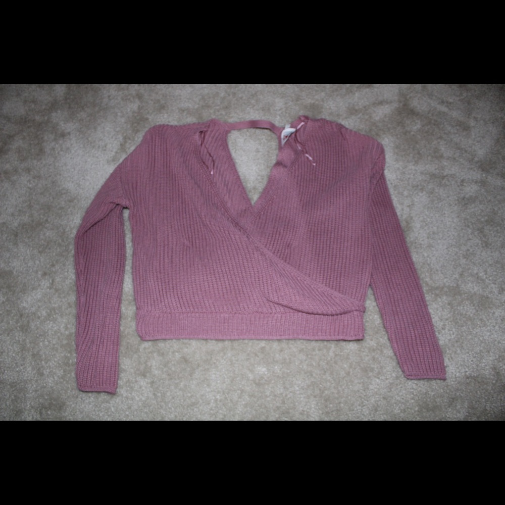 Pink sweater