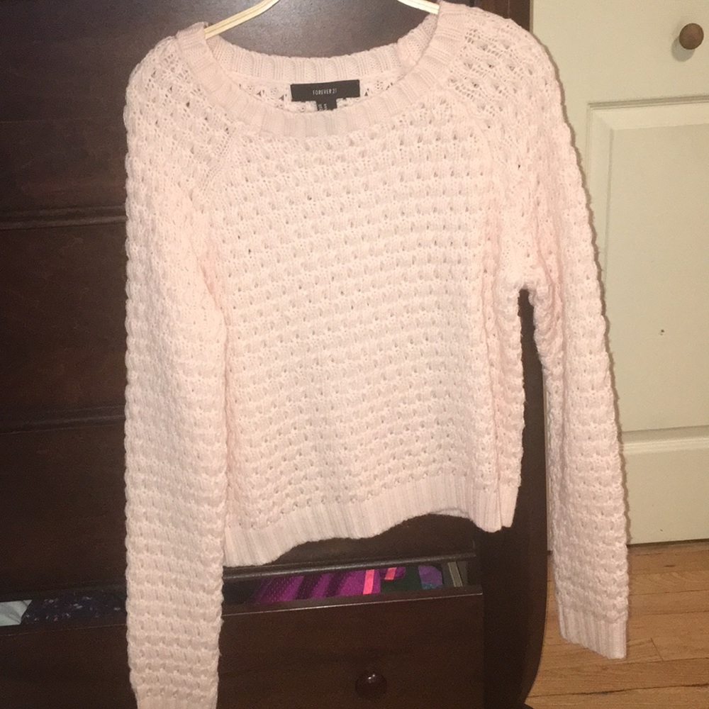 Forever 21 Baby Pink Sweater