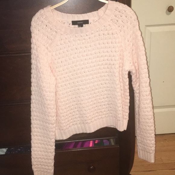 Forever 21 Baby Pink Sweater - Picture 1 of 2