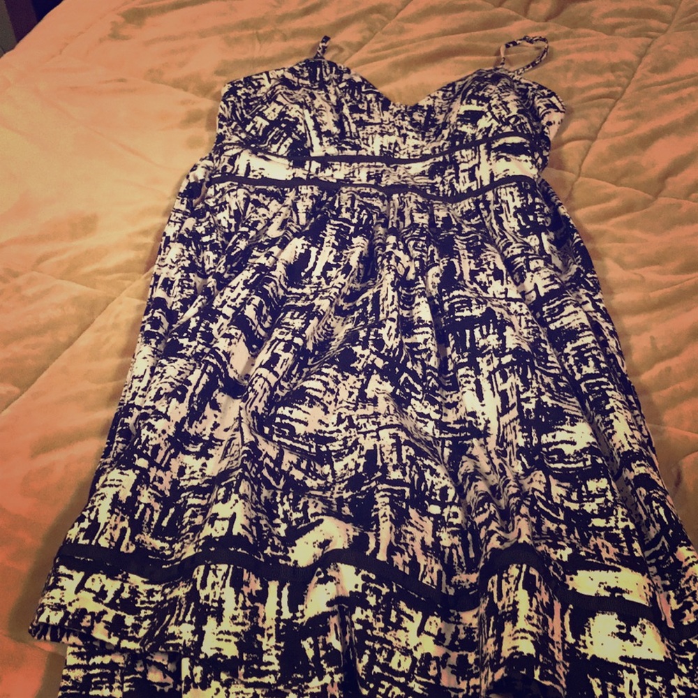 Black and White Dress