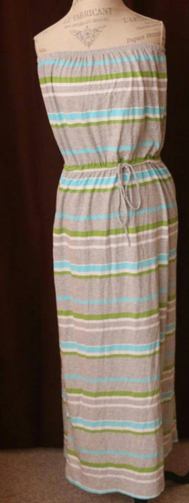 Banana Republic stripe maxi dress