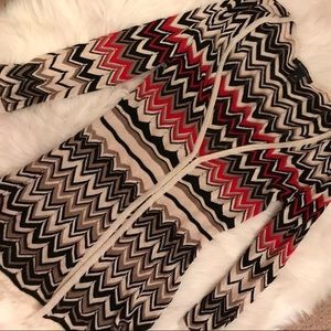 WHBM Chevron Cardigan
